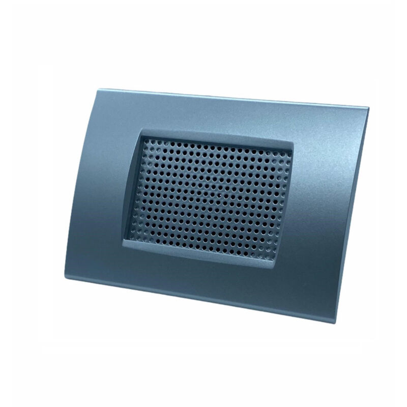 foto del prodotto trade shop traesio cassa audio altoparlante ad incasso per scatola cassetta 503 filo diffusione 15w silver