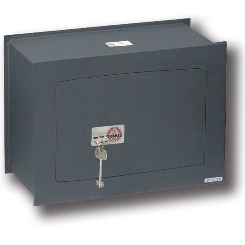 foto del prodotto trade shop traesio cassaforte a muro da incasso blindata acciaio 210x340x200 mm tk 3 technosafe key 