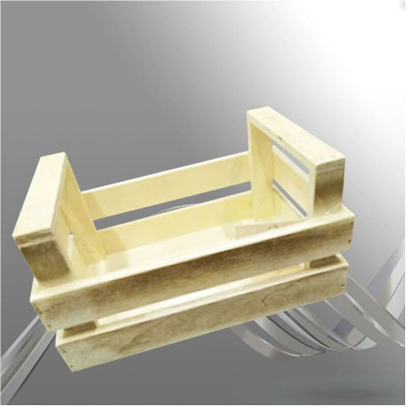 foto del prodotto trade shop traesio cassetta cassettina porta oggetti legno rettangolare decorazione 11x13x20 cm legno chiaro