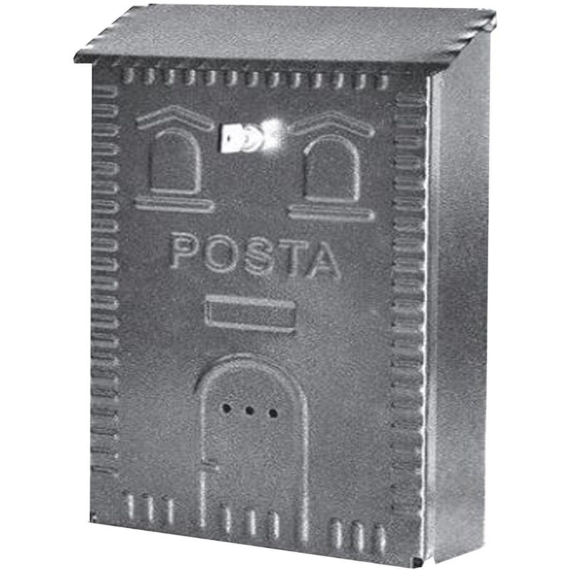foto del prodotto trade shop traesio cassetta posta postale in ferro battuto esterno buca lettere 25x38x8cm 