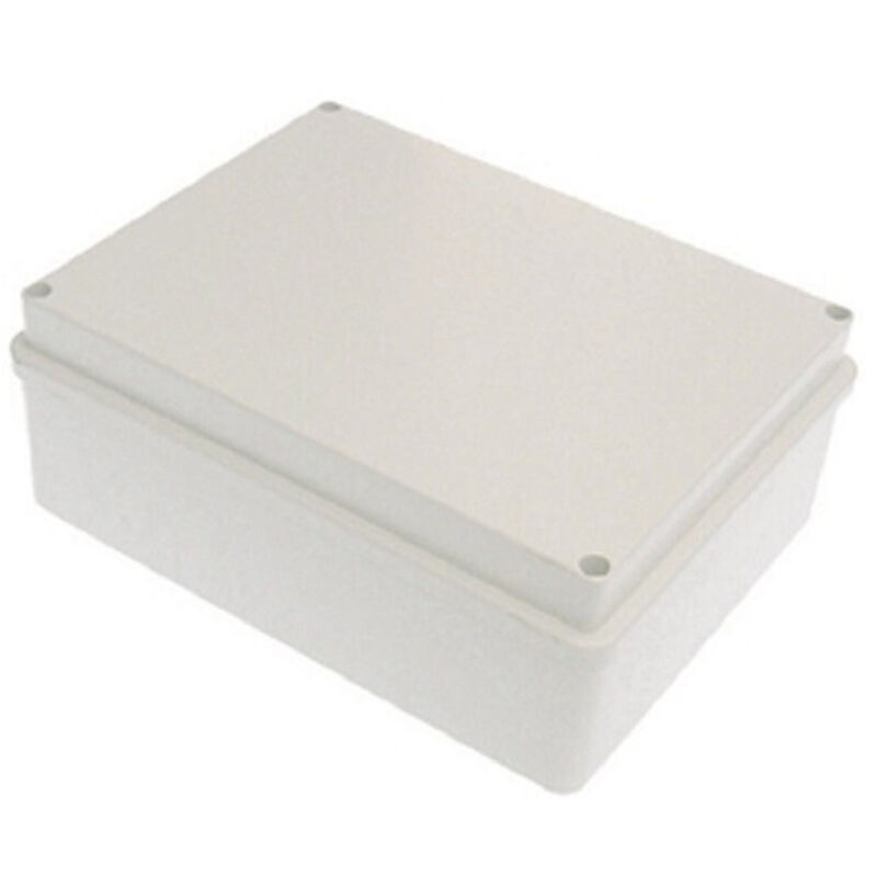 foto del prodotto trade shop traesio cassetta scatole derivazione stagne pareti lisce coperchio viti ip56 150x110x70mm 