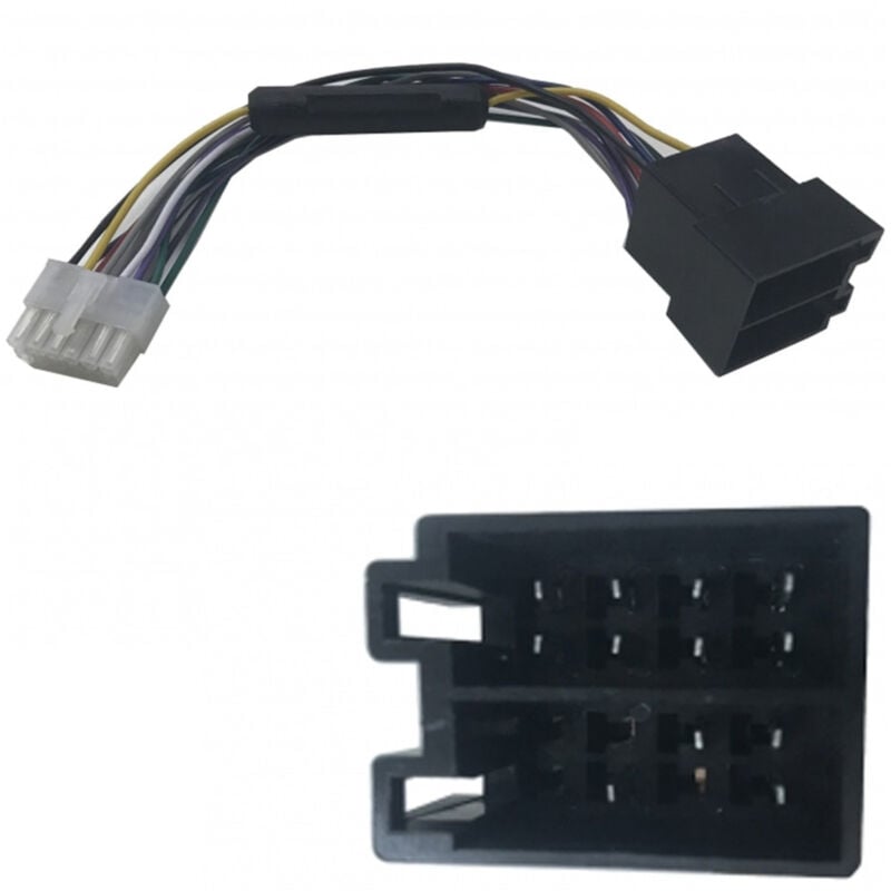 foto del prodotto trade shop traesio cavo adattatore connettore iso 12 pin cablaggio per autoradio radio stereo 