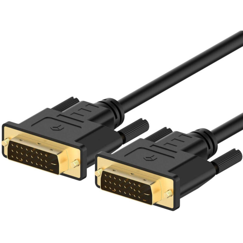 foto del prodotto trade shop traesio cavo dvi a dvi dvi d 24 1 dual link 1080p per monitor pc proiettore da 3 metri 