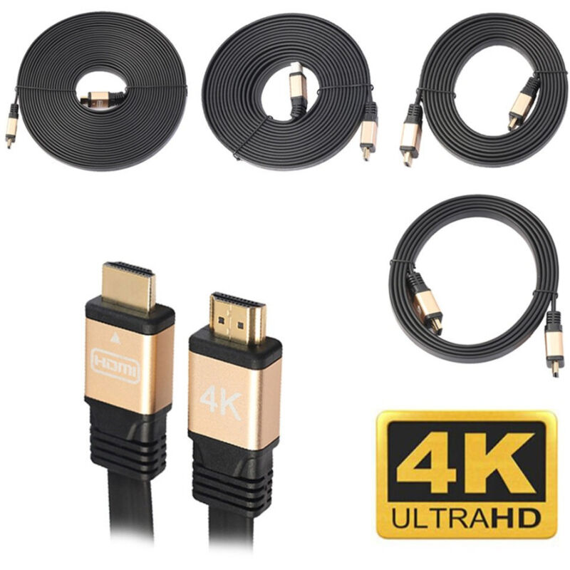 foto del prodotto trade shop traesio cavo hdmi 2.0 ad alta velocita supporta ethernet 3d video 4k e arc 1.80 metri 