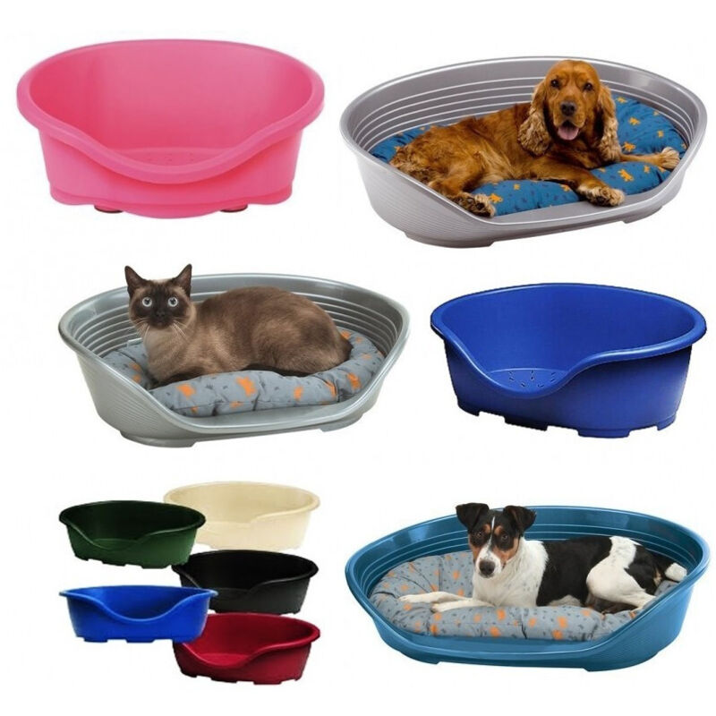 foto del prodotto trade shop traesio cesta lettiera per gatto cane animali igiene toelettatura in plastica 