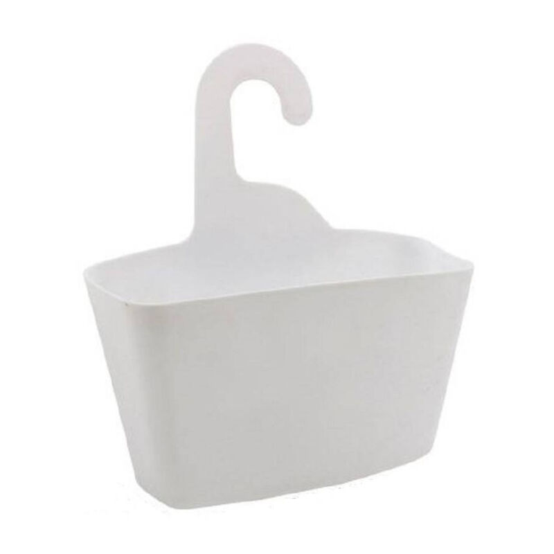 foto del prodotto trade shop traesio cestino porta oggetti appendere organizer rettangolare impermeabile bianco 69785 