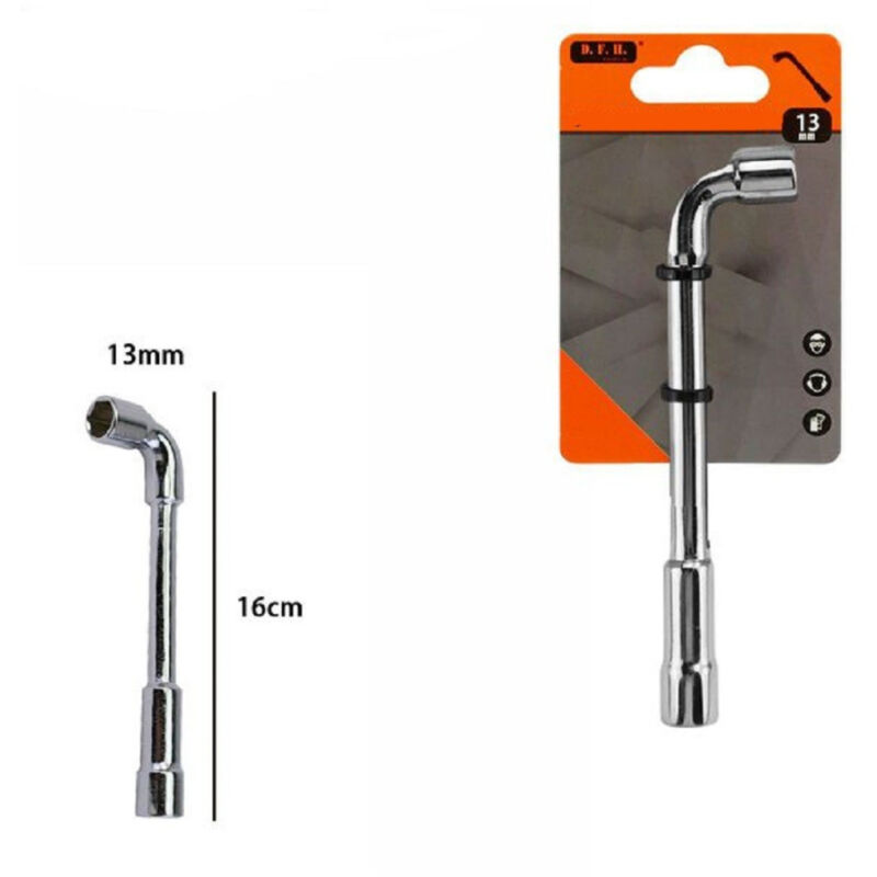 foto del prodotto trade shop traesio chiave a bussola a pipa bocca esagonale cromo vanadio acciaio da 13 mm 60234 