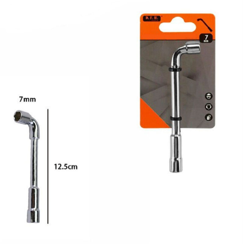 foto del prodotto trade shop traesio chiave a bussola a pipa bocca esagonale cromo vanadio acciaio da 7 mm 60228 