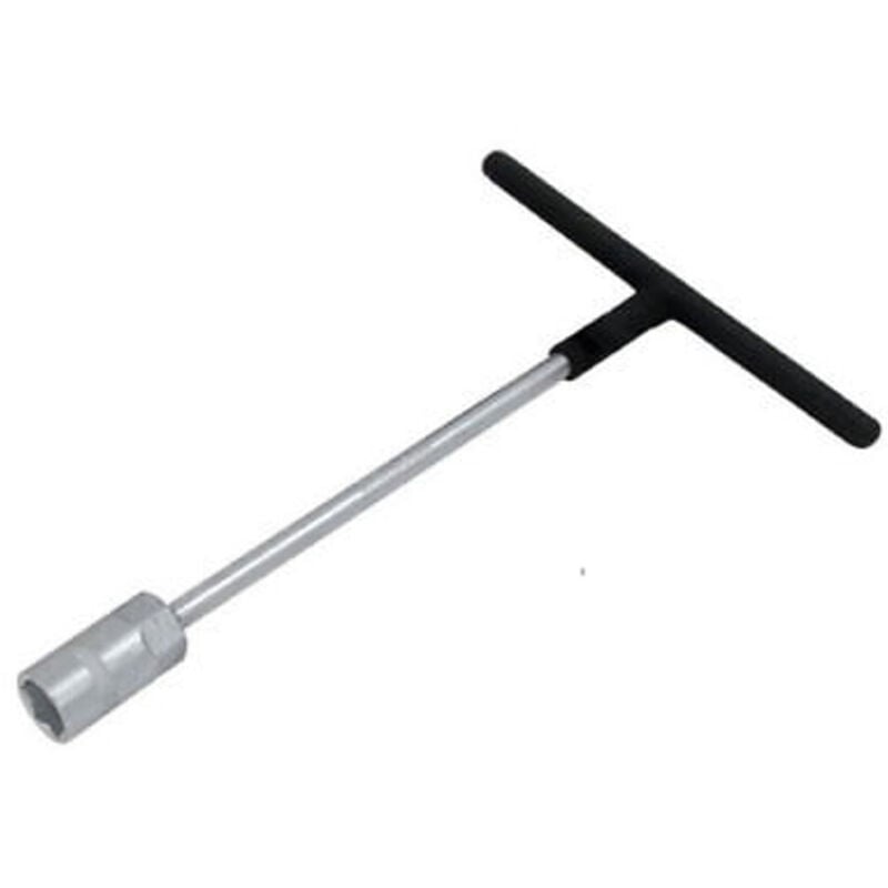 foto del prodotto trade shop traesio chiave con impugnatura a t 11mm con bussola esagonale profonda manico soft grip 