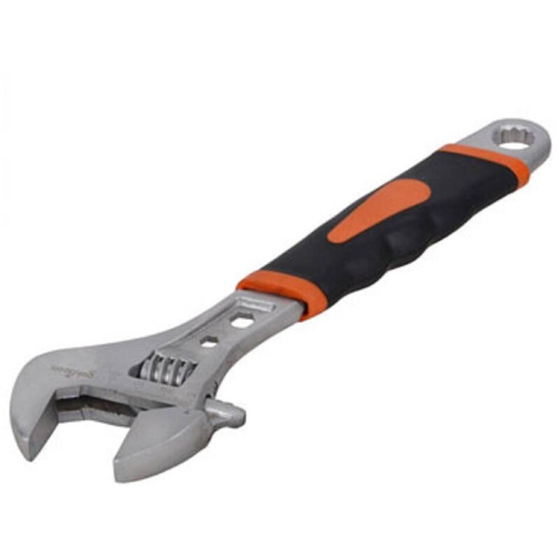 foto del prodotto trade shop traesio chiave inglese a rullino regolabile fino 35 mm acciaio multifunzione 31 cm 