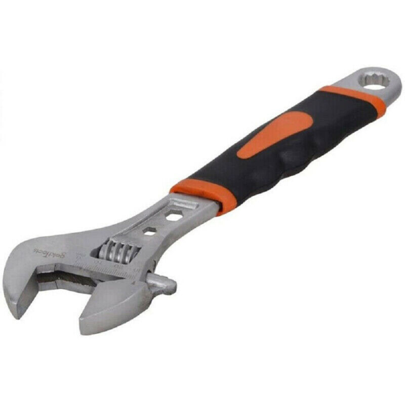 foto del prodotto trade shop traesio chiave inglese regolabile fino a 20 mm in acciaio impugnatura antiscivolo 150 mm 