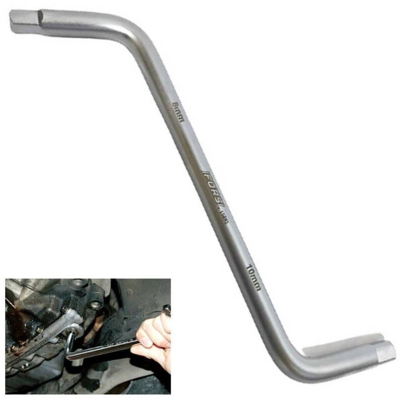 foto del prodotto trade shop traesio - chiave quadra svita tappo coppa olio motore auto 8/10 mm officina olii 15692 -