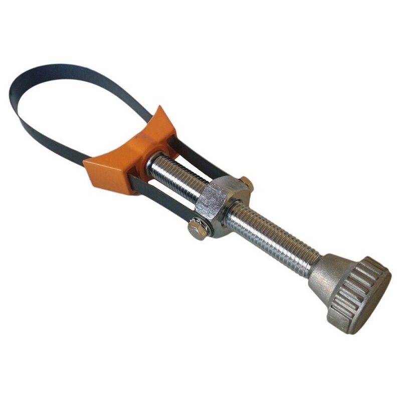foto del prodotto trade shop traesio chiave smontaggio filtro olio filtri chiave a nastro regolabile acciaio 100 mm 