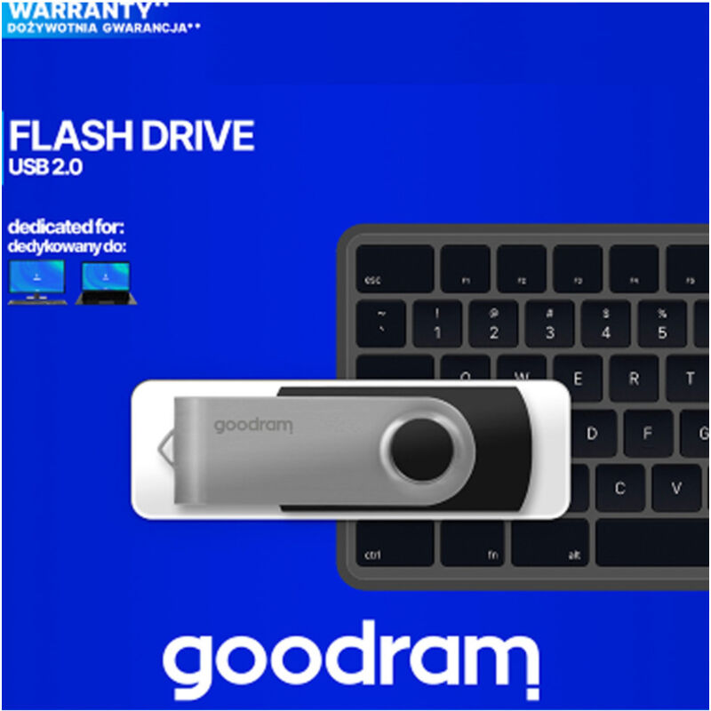 foto del prodotto trade shop traesio chiavetta pen drive flashdrive usb 2.0 archiviazione dati good ram ultraveloce 32 gb 