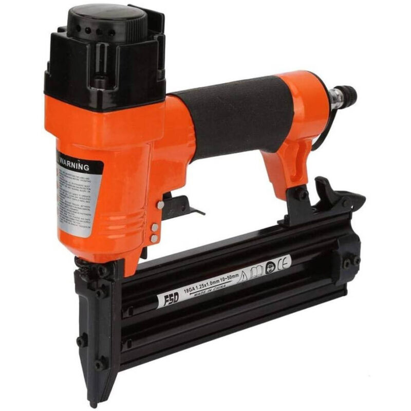foto del prodotto trade shop traesio chiodatrice graffettatrice spillatrice ad aria compressa 10 50mm pneumatica f50 