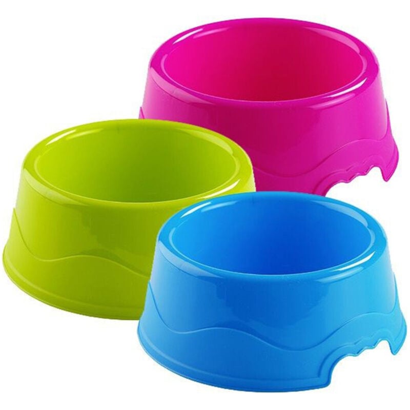 foto del prodotto trade shop traesio - ciotola cocker per cane animali in plastica 0,40 litri vari colori -