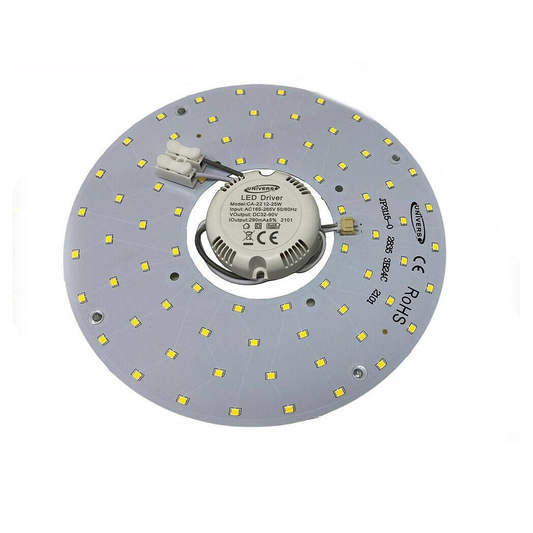 foto del prodotto trade shop traesio circolina led modulo neon circolare 22 watt ip20 ricambio plafoniere luce ca 22 bianco freddo 