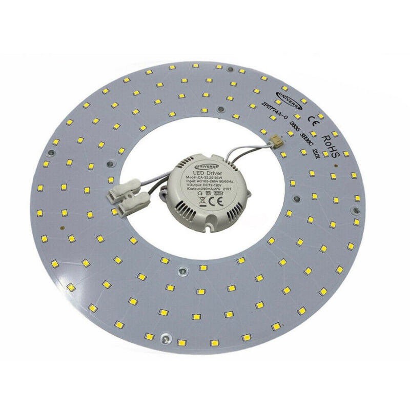 foto del prodotto trade shop traesio circolina led modulo neon circolare 32 w 265 v ricambio plafoniere luce ca 32 bianco freddo 