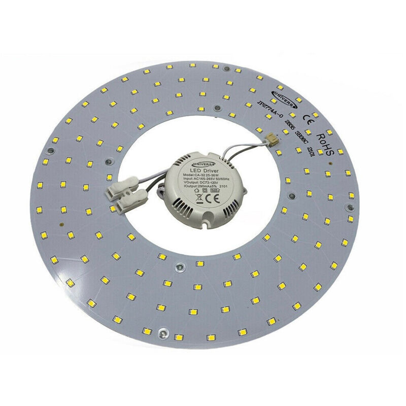 foto del prodotto trade shop traesio - circolina led modulo neon circolare 32 w 265 v ricambio plafoniere luce ca-32 - -bianco naturale -