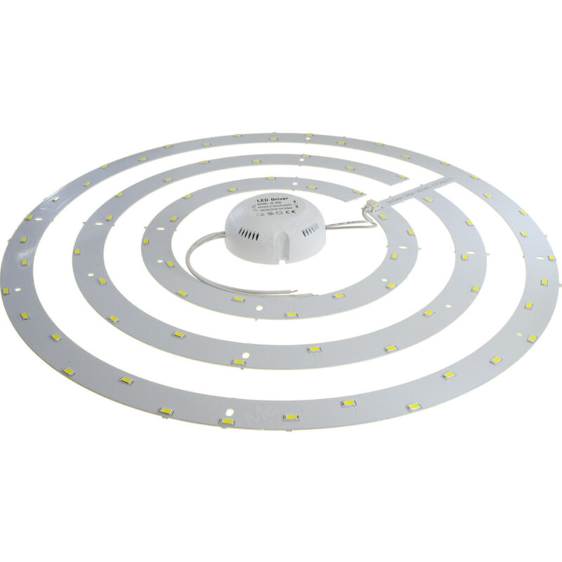 foto del prodotto trade shop traesio circolina led smd 5630 luce fredda facile da installare con calamita e driver 26 watt