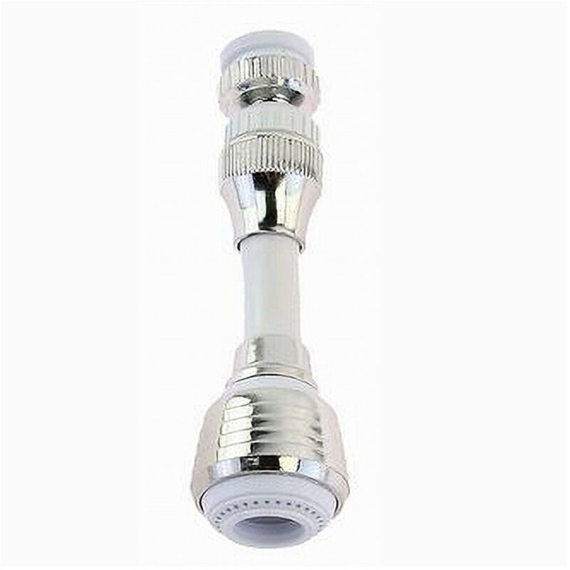 foto del prodotto trade shop traesio cleafe aeratore rompigetto lavello rubinetto cucina cromato snodato bianco cromo 87166 