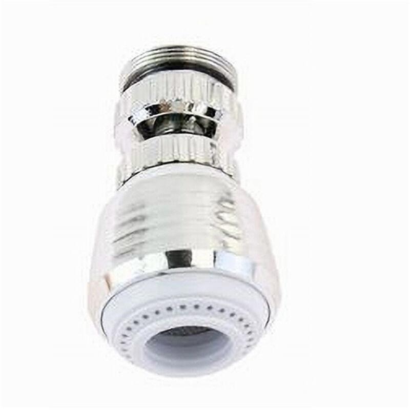 foto del prodotto trade shop traesio cleafe aeratore rompigetto per rubinetto lavello cucina cromato bianco snodato 6cm 87161 