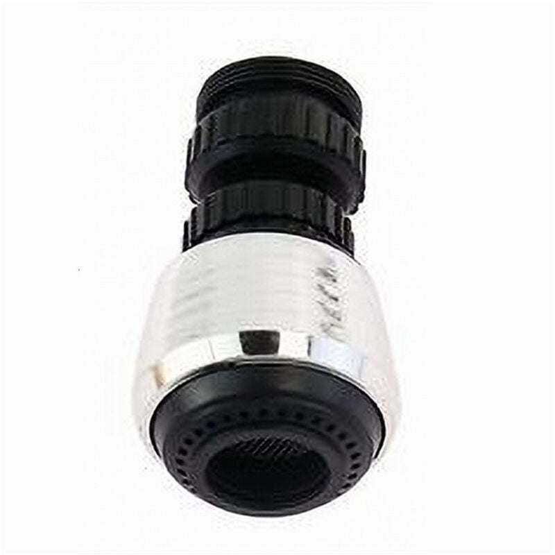 foto del prodotto trade shop traesio cleafe aeratore rompigetto per rubinetto lavello cucina cromato nero con snodo 87169 