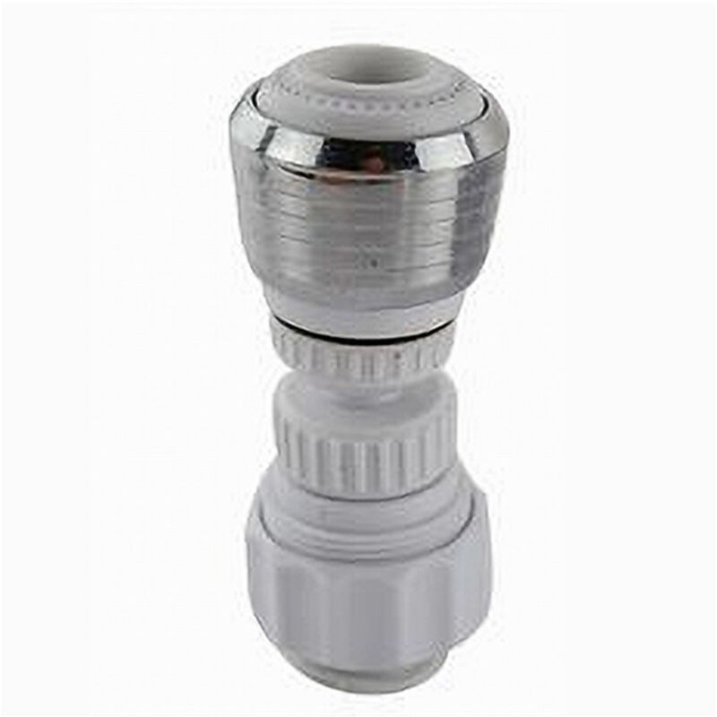 foto del prodotto trade shop traesio cleafe aeratore rompigetto rubinetto lavello cucina cromato filtro snodato bianco 69263 