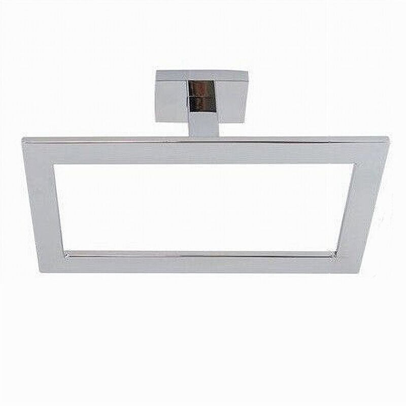 foto del prodotto trade shop traesio - cleafe - anello porta asciugamano moderno fissaggio a parete accessorio bagno cubo 87216 -