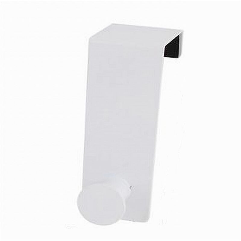 foto del prodotto trade shop traesio cleafe appendiabiti da porta con 1 gancio 4x11.5cm bianco per asciugamani vestiti 87778 