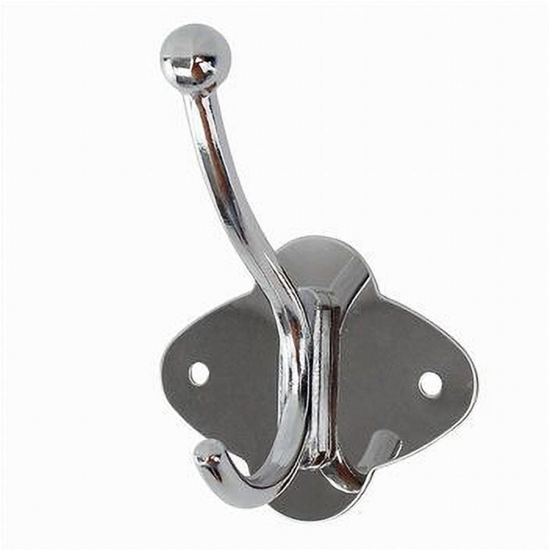 foto del prodotto trade shop traesio cleafe appendino appendi abiti multiuso 1 gancio finitura cromo lucido 7.5x9.5cm 52669 