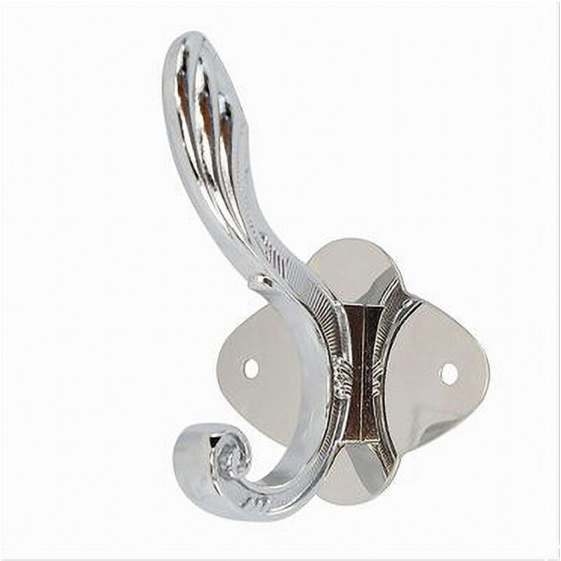 foto del prodotto trade shop traesio cleafe appendino appendi abiti multiuso a 1 gancio ali in finitura cromo lucido 52171 