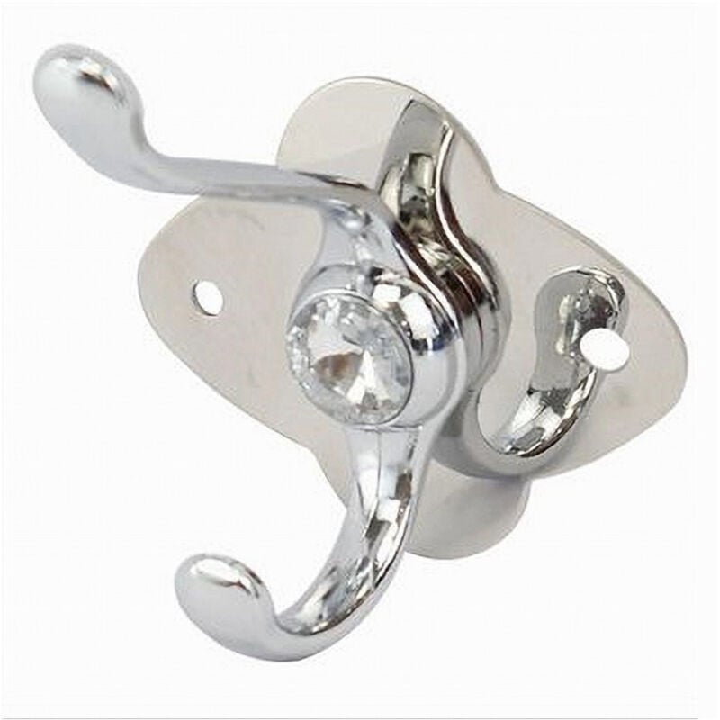 foto del prodotto trade shop traesio cleafe appendino gancio appendi abiti porta asciugamano 1 posto bagno diamante 52172 