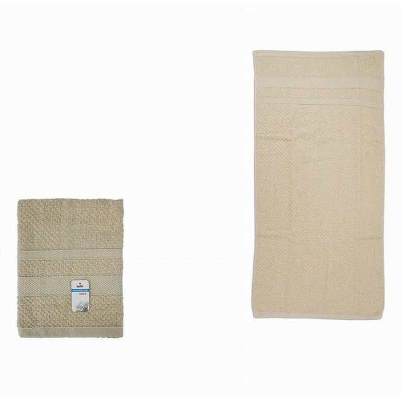 foto del prodotto trade shop traesio cleafe asciugamano da bagno ospite in cotone morbida 30 x 50 cm 65gr colore beige 79493 