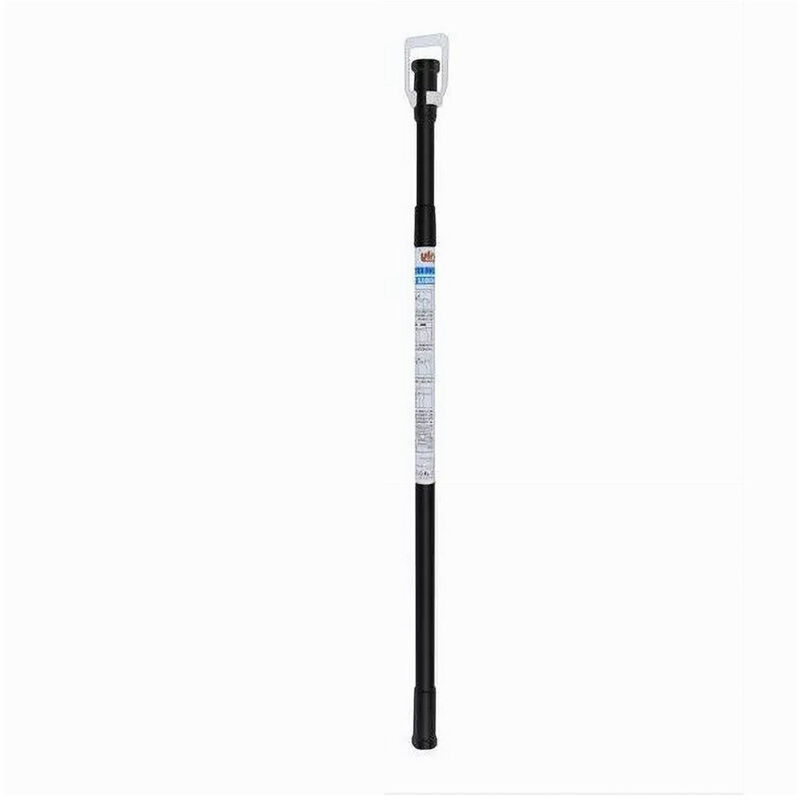 foto del prodotto trade shop traesio cleafe bastone asta per tenda doccia barra telescopico 140 a 260cm alluminio nero 87233 