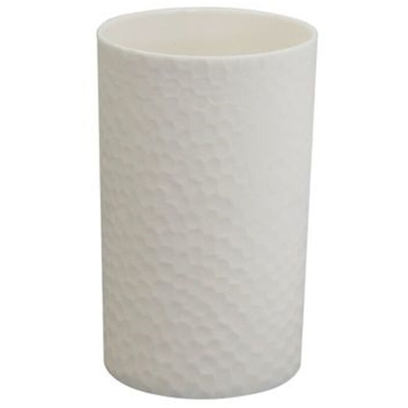 foto del prodotto trade shop traesio cleafe bicchiere porta spazzolini da denti colore bianco accessori arredo bagno 79779 