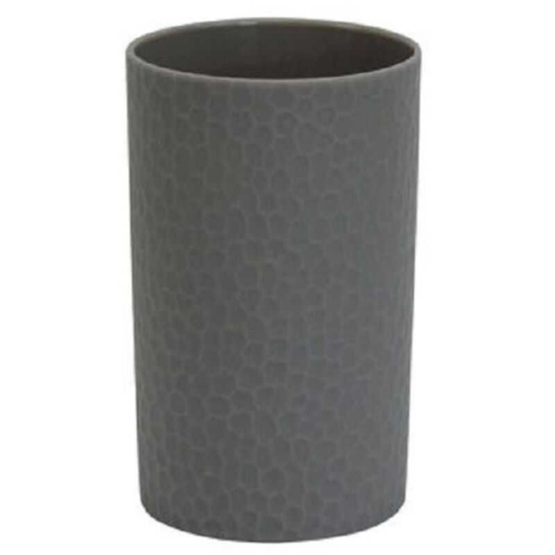 foto del prodotto trade shop traesio cleafe bicchiere porta spazzolini da denti colore grigio accessori arredo bagno 79799 