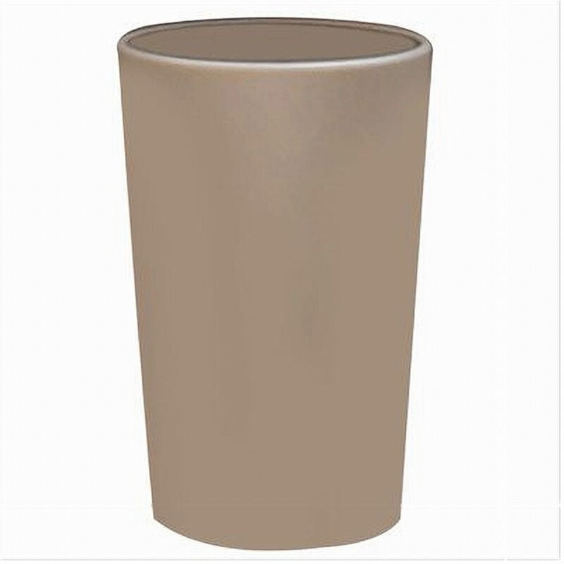 foto del prodotto trade shop traesio cleafe bicchiere portaspazzolini dentifricio colore tortora accessori arredo bagno 79191 