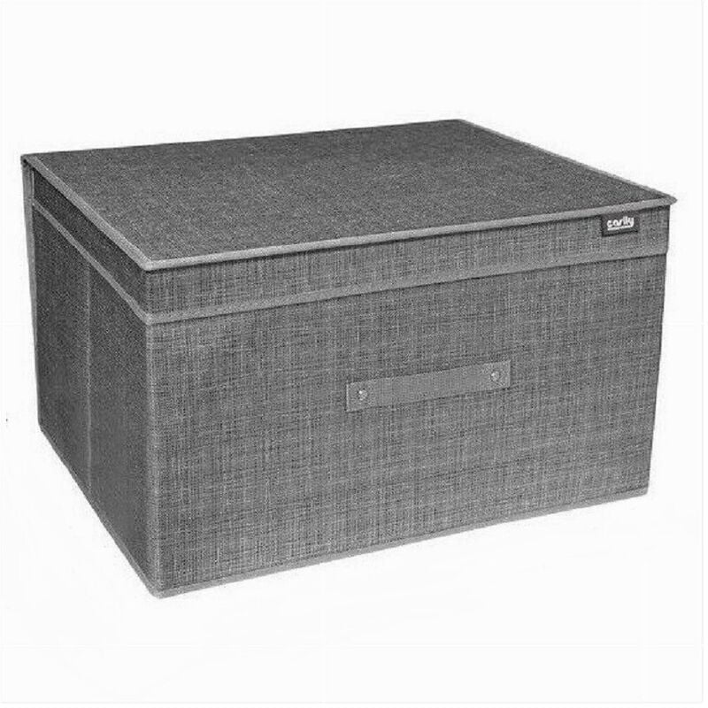 foto del prodotto trade shop traesio - cleafe - box scatola salvaspazio portatutto contenitore organizer 20 x 30 x 35 cm 69693 -