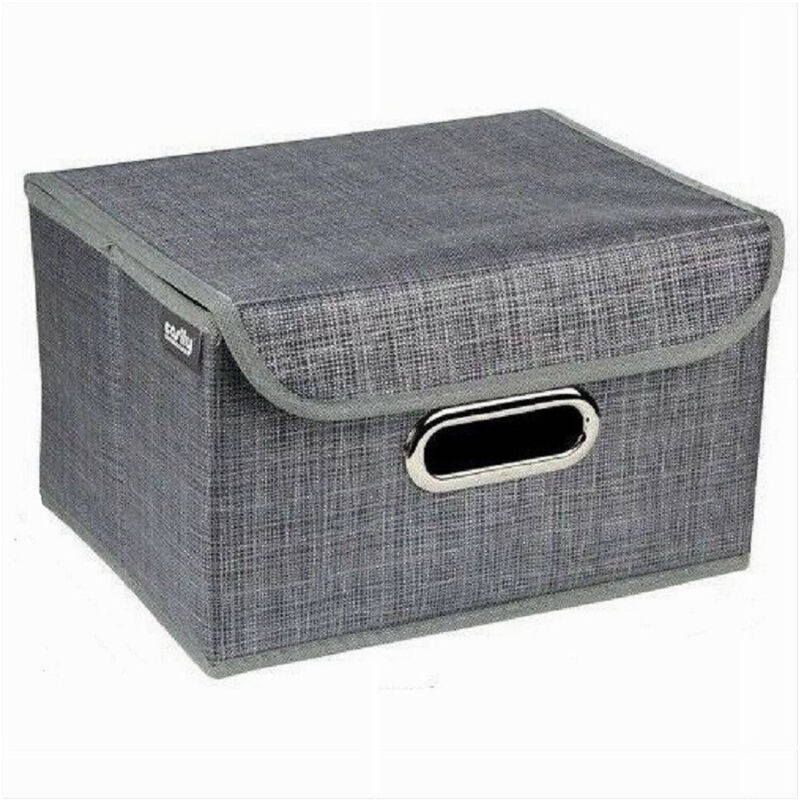 foto del prodotto trade shop traesio cleafe box scatola salvaspazio portatutto contenitore organizer 26 x 20 x 16 cm 69692 