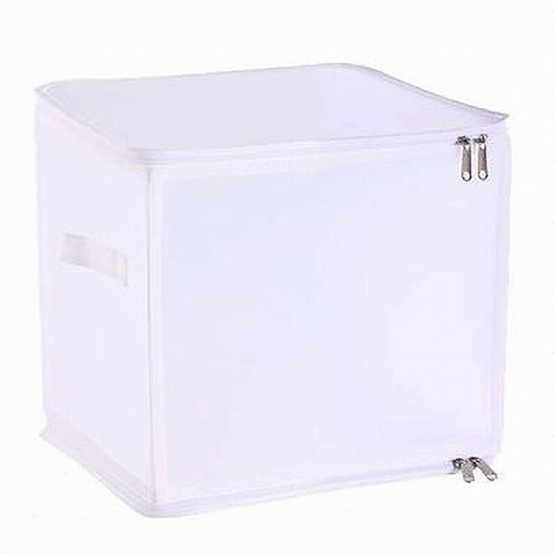 foto del prodotto trade shop traesio cleafe box scatola salvaspazio portatutto contenitore organizer armadi 30x30x30cm 59973 