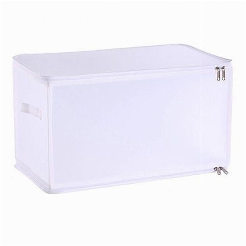 foto del prodotto trade shop traesio cleafe box scatola salvaspazio portatutto contenitore organizer armadi 52x30x30cm 59976 