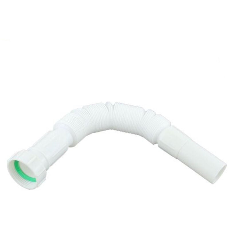 foto del prodotto trade shop traesio cleafe canotto tubo scarico flessibile estensibile con testa plastica 1 1 4x32mm 59952 