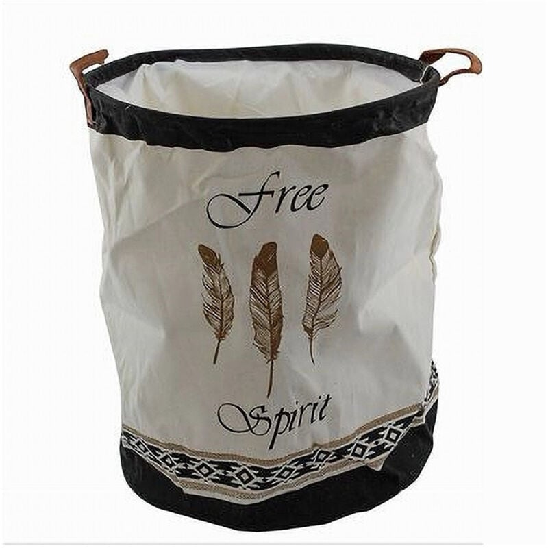 foto del prodotto trade shop traesio cleafe cesto porta biancheria per vestiti sporchi pieghevole free spirit 35x45 cm 10474 