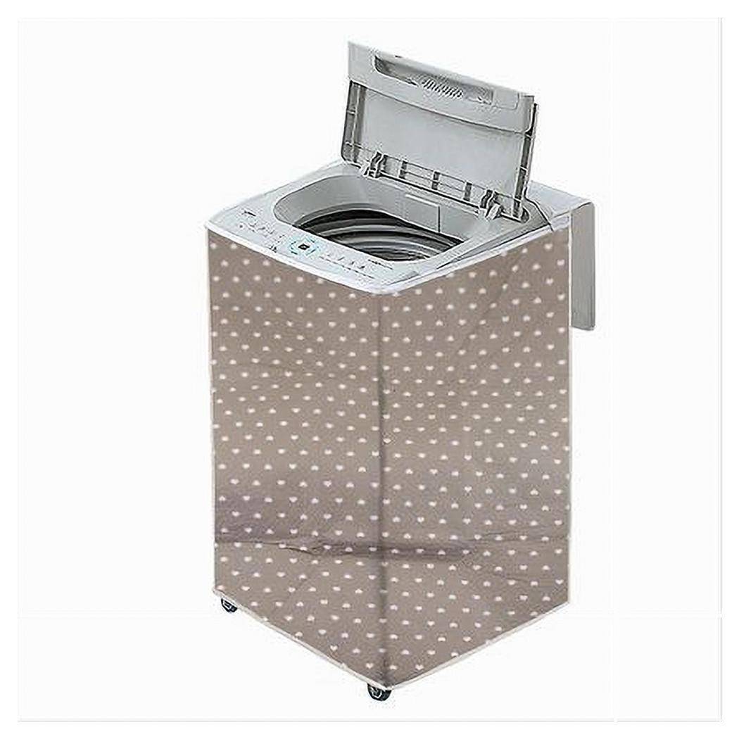 foto del prodotto trade shop traesio cleafe coprilavatrice telo con cuori copertura in peva carica dall alto 55x58x87cm 59381 