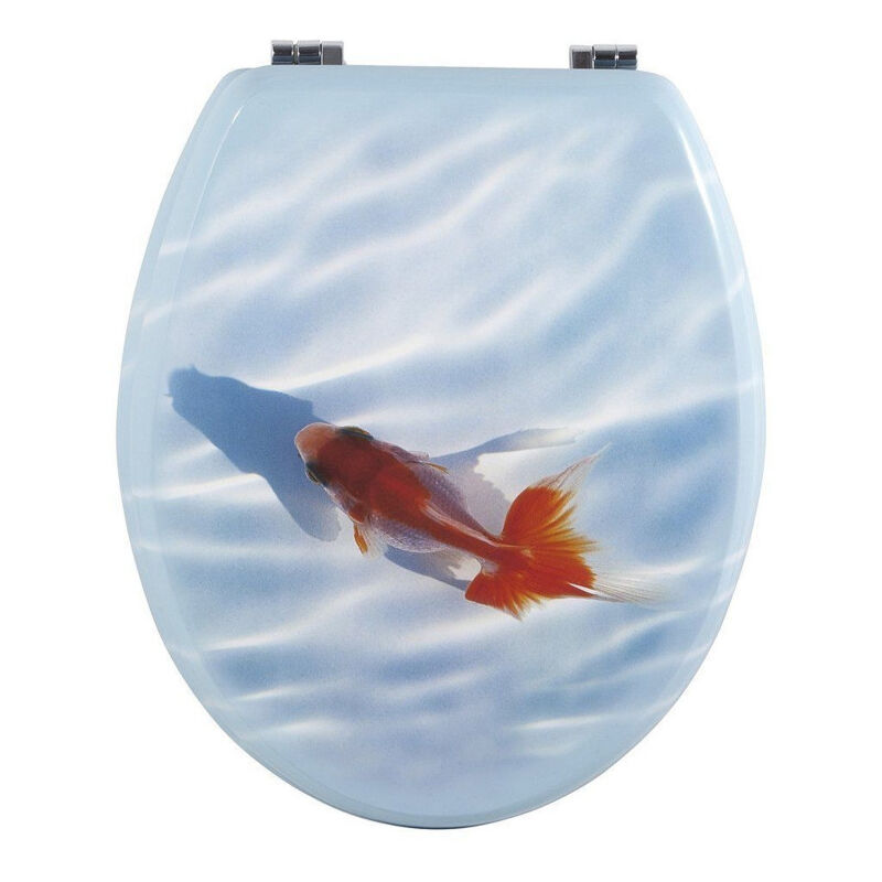 foto del prodotto trade shop traesio cleafe copriwater copri water sedile wc bagno universale cerniere acciaio pesce ros dfh 3,5