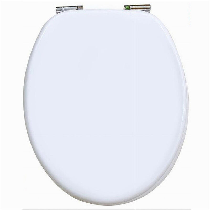 foto del prodotto trade shop traesio cleafe copriwater coprivaso wc in mdf universale bianco 45x49cm cerniere acciaio 69008 