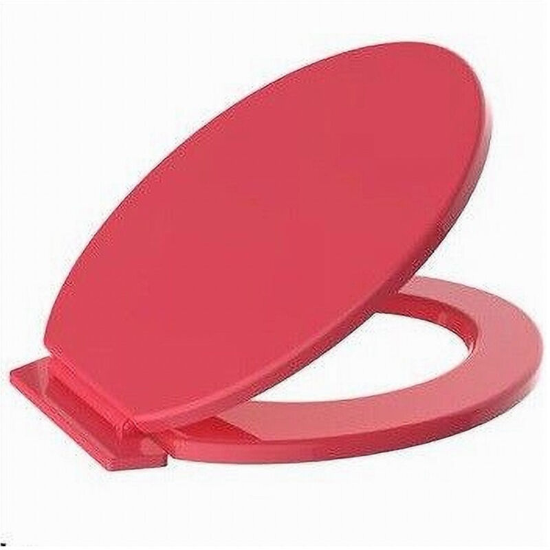 foto del prodotto trade shop traesio - cleafe - copriwater sedile coprivaso wc water bagno in pvc universale rosso corallo 59023 -