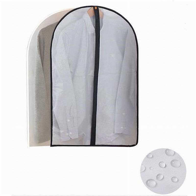 foto del prodotto trade shop traesio cleafe custodia copriabito fodera indumenti giacca cappotto con cerniera 60x137cm 87417 