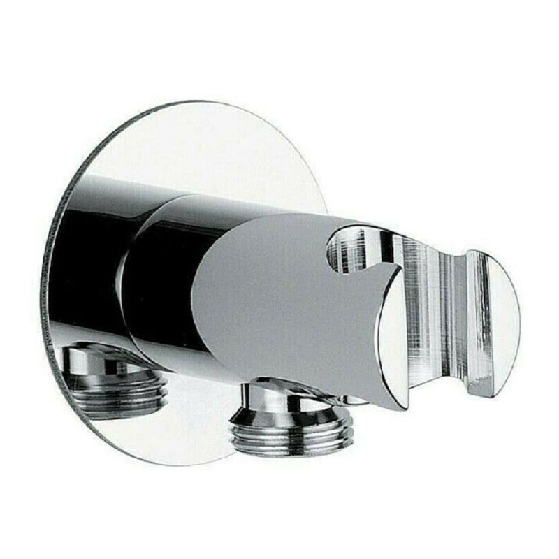 foto del prodotto trade shop traesio cleafe deviatore da muro presa acqua attacco supporto per doccia ottone cromato lucido 